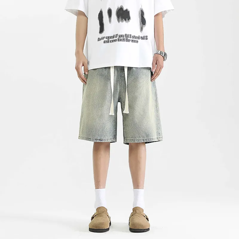MKIEZER Denim Shorts Unisex-3