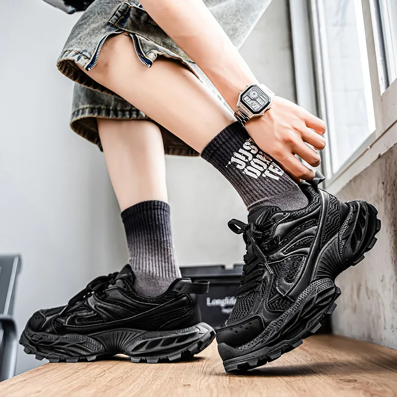 Kinglake Anti Slip Wear Resistant Low Top Chunky Sneakers Men's-11