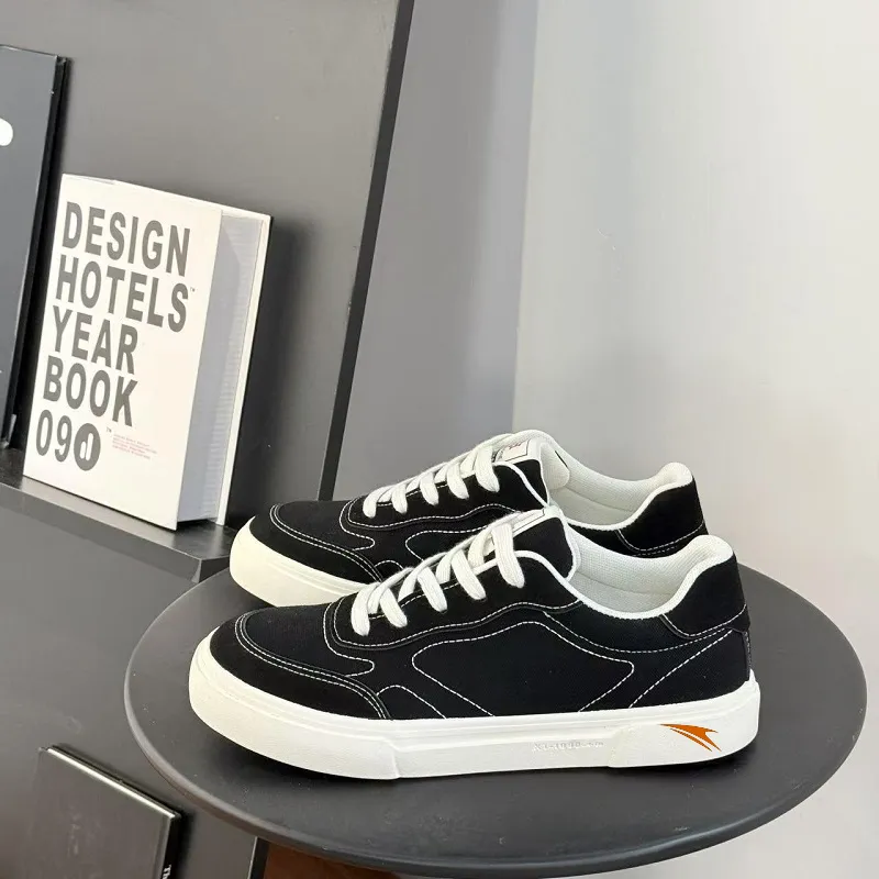 Kinglake Anti Slip Wear Resistant Low Top Skateboard Shoes Men's-3