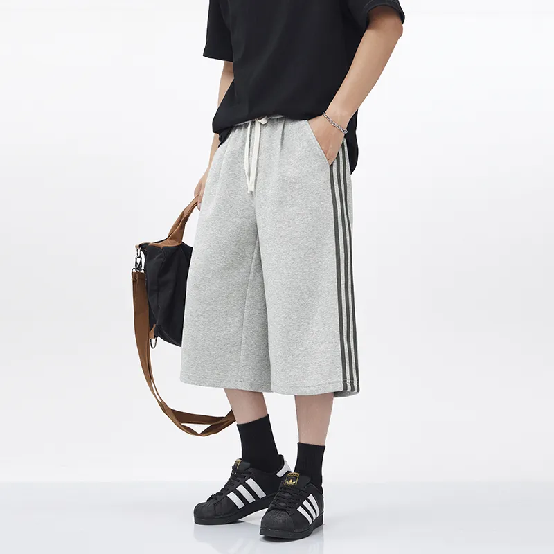 EPTISON Casual Shorts Unisex Heather Gray-6