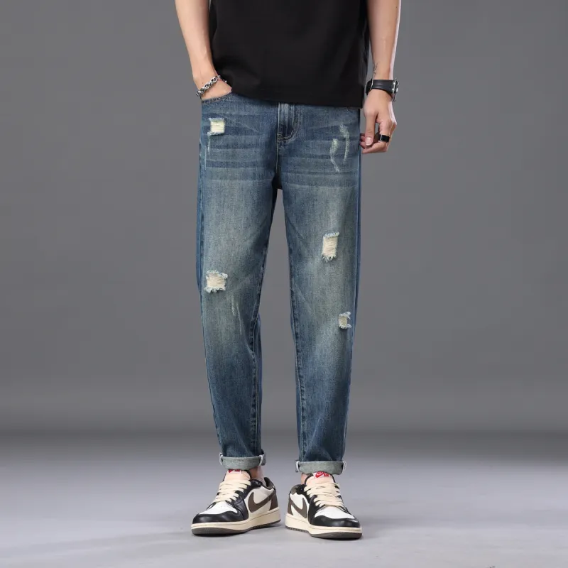 EPTISON Jeans Unisex Vintage Blue-2