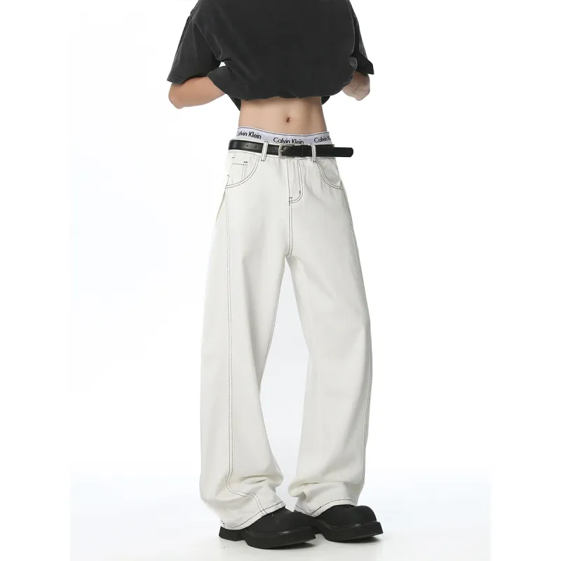 EPTISON Jeans Unisex White-2