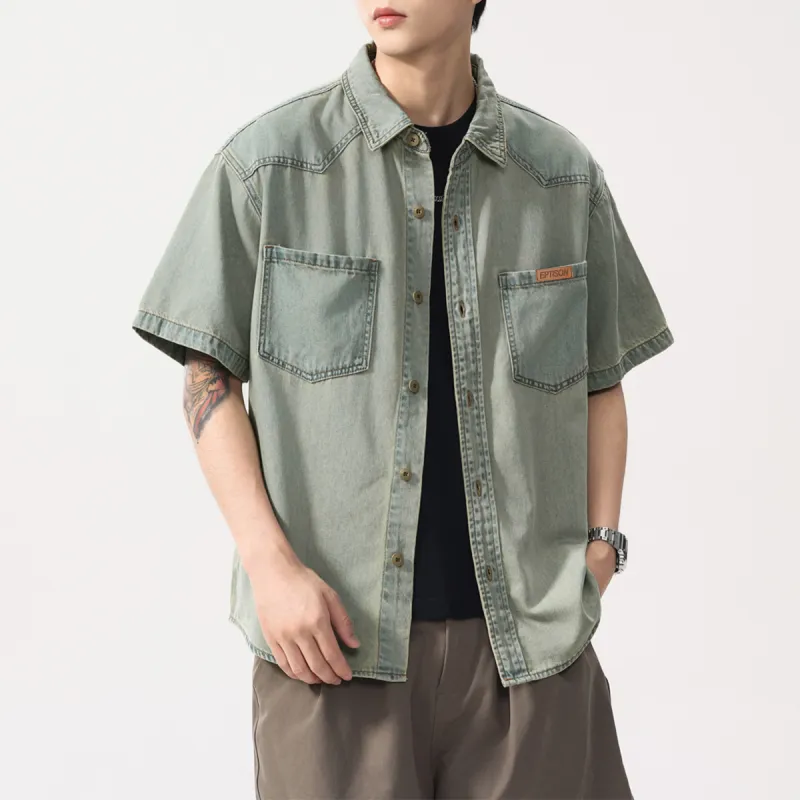 EPTISON Shirts Unisex Blue-4