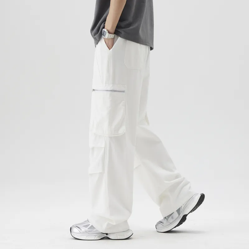 EPTISON Cargo Pants Unisex White-4