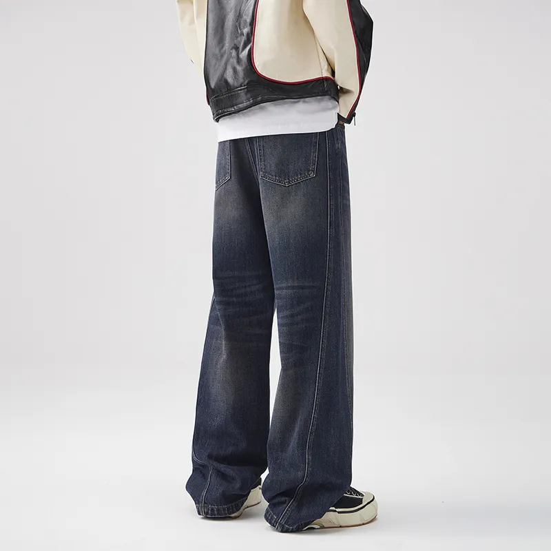 EPTISON Jeans Unisex Blue Purple-5