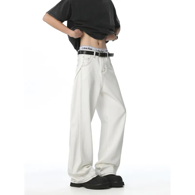 EPTISON Jeans Unisex White-3