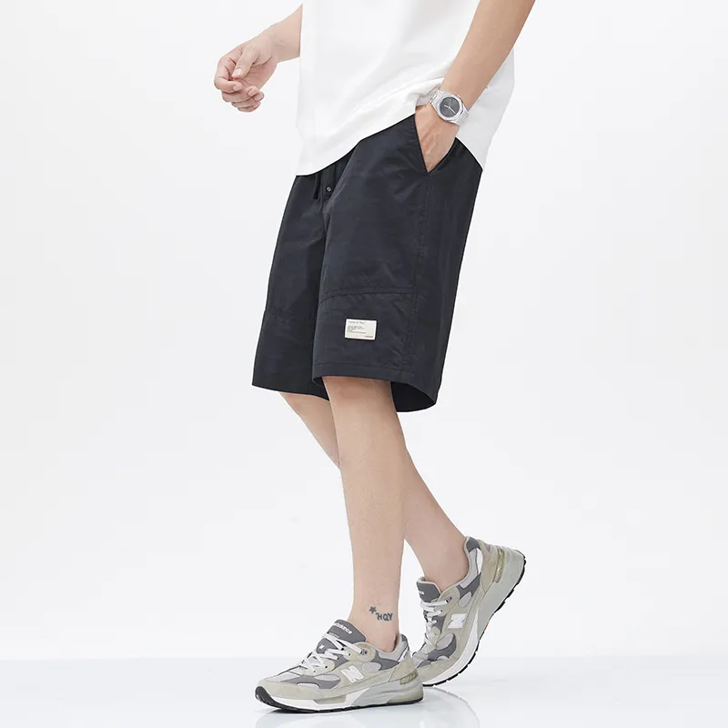 EPTISON Casual Shorts Unisex Black-4