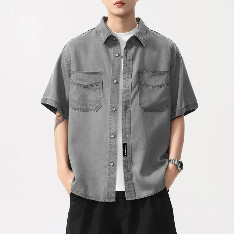 EPTISON Shirts Unisex Gray-2