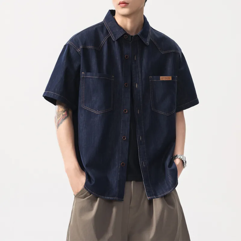 EPTISON Shirts Unisex Blue-4