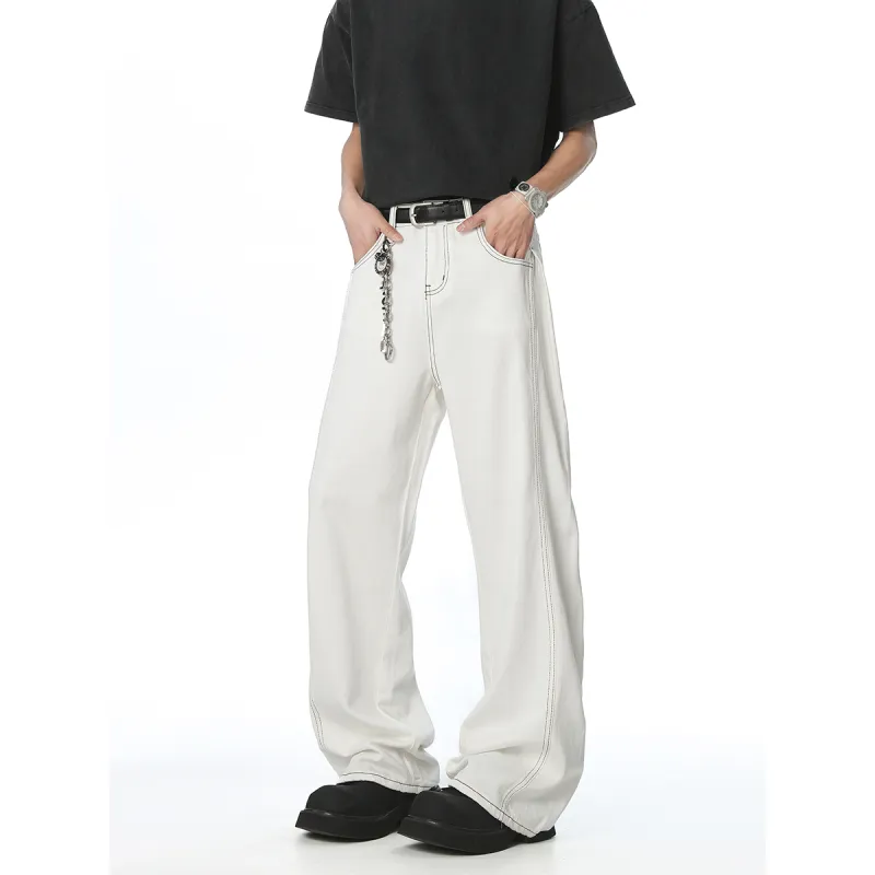 EPTISON Jeans Unisex White-6