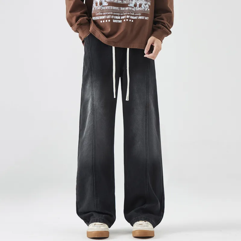 EPTISON Jeans Unisex Black Gray Color-4