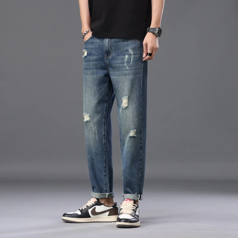 EPTISON Jeans Unisex Vintage Blue-4