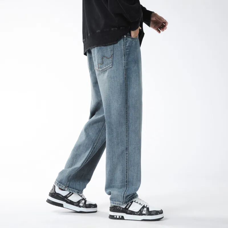 EPTISON Jeans Unisex Vintage Blue-4