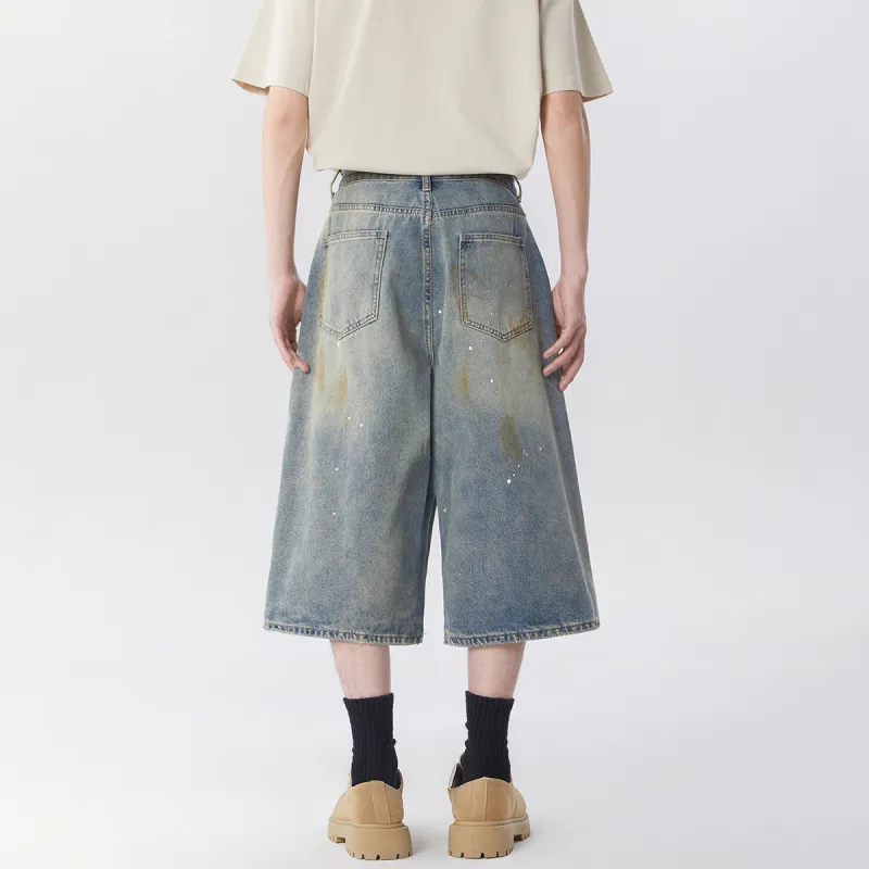 EPTISON Denim Shorts Unisex Nostalgic Blue-5