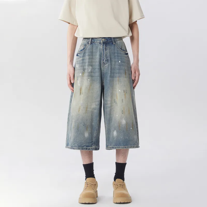 EPTISON Denim Shorts Unisex Nostalgic Blue-3