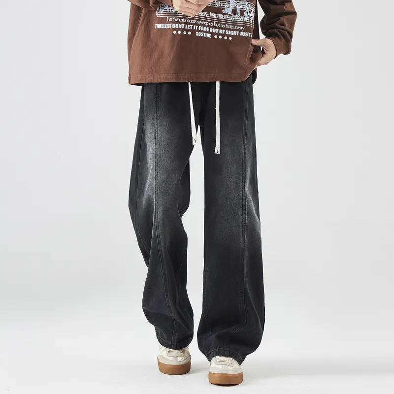 EPTISON Jeans Unisex Black Gray Color-2