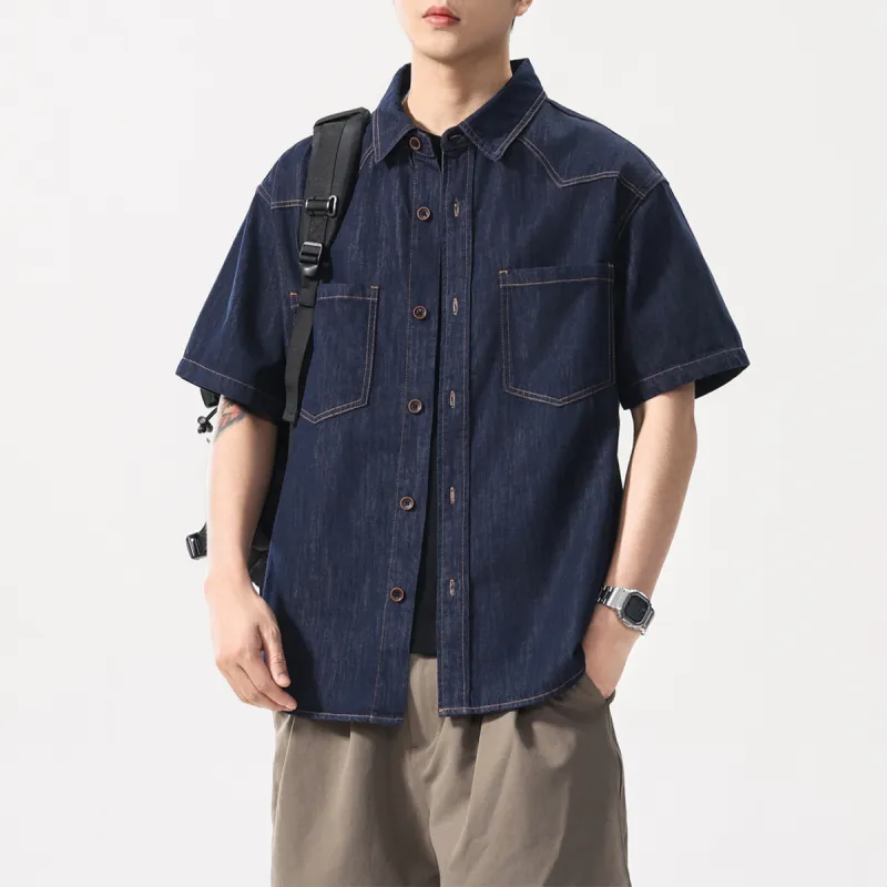 EPTISON Shirts Unisex Blue-6
