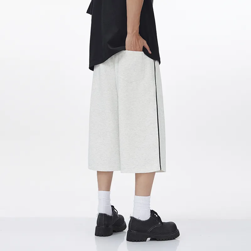 EPTISON Casual Shorts Unisex Light Heather Gray-5