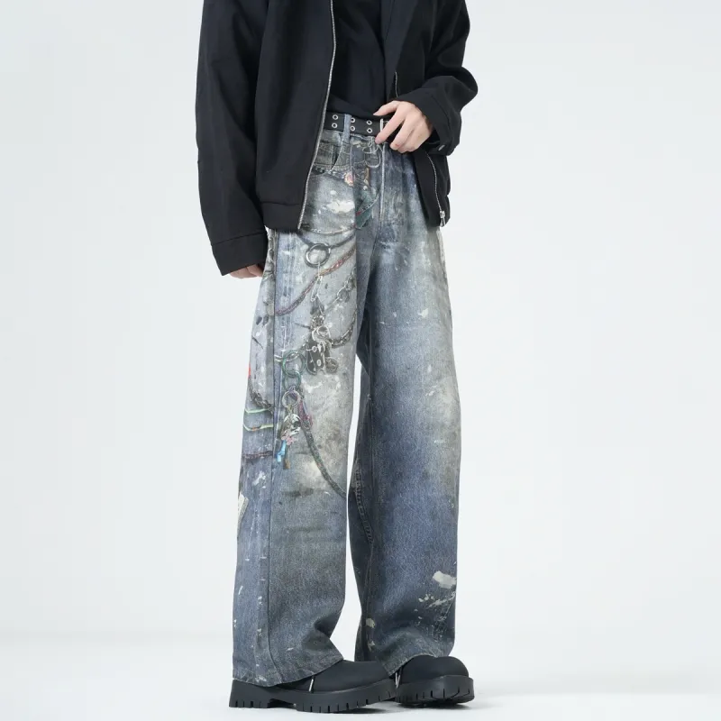 EPTISON Jeans Unisex Vintage Blue-4