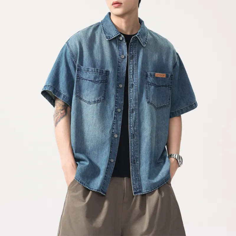EPTISON Shirts Unisex Blue-3