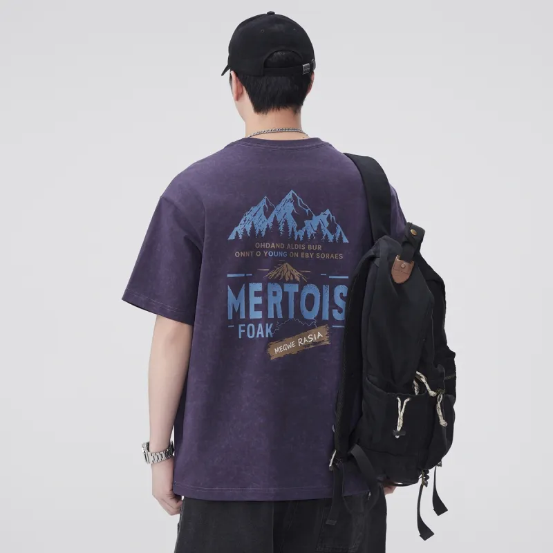 EPTISON T Shirts Unisex Purple-1