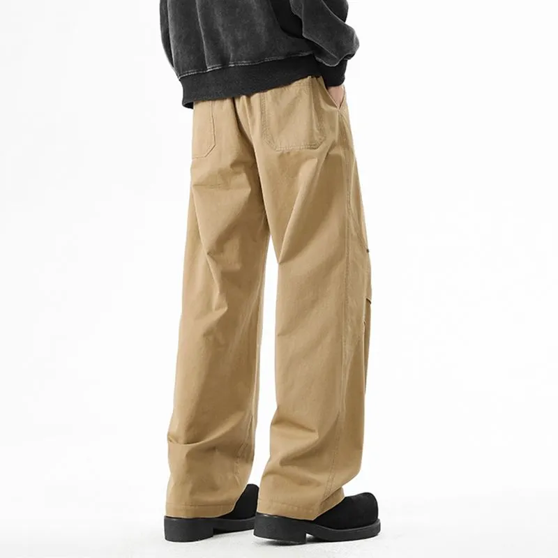 EPTISON Casual Pants Unisex Khaki-1