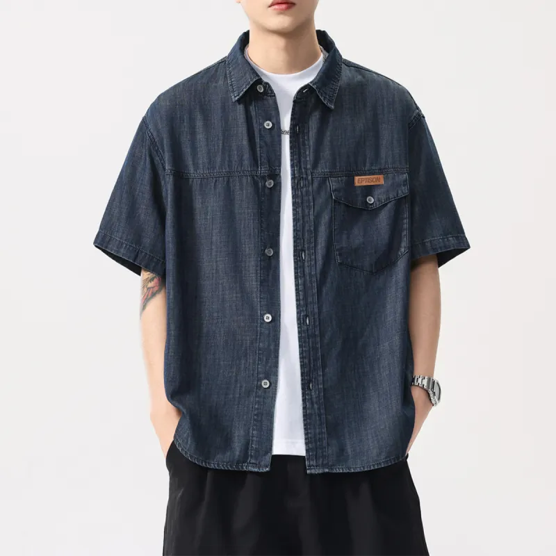 EPTISON Shirts Unisex Blue-2