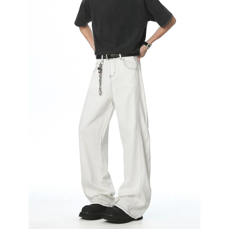 EPTISON Jeans Unisex White-5