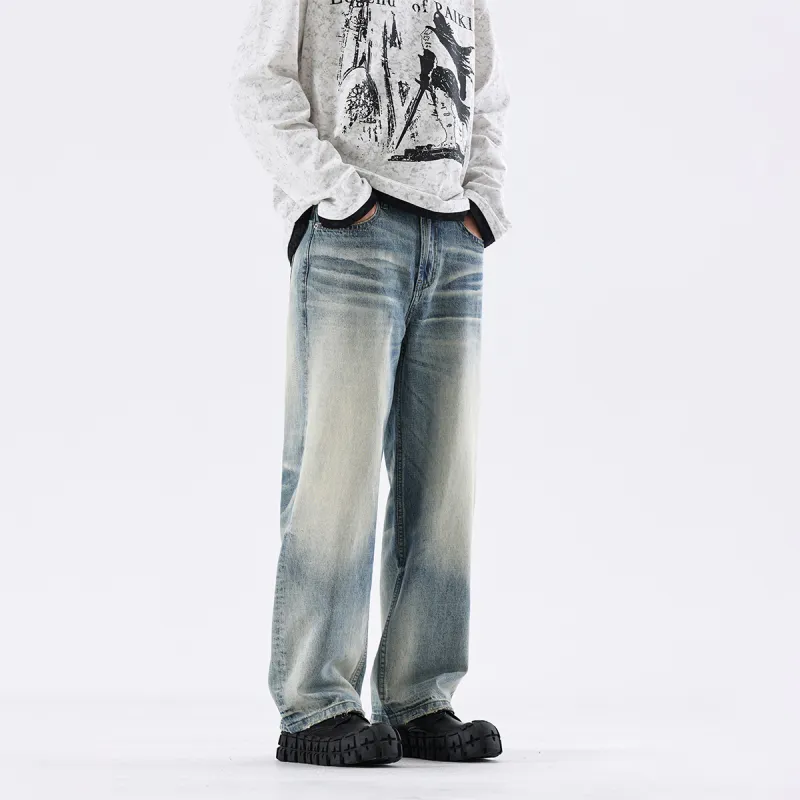 EPTISON Jeans Unisex Vintage Blue-4