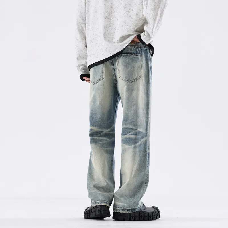 EPTISON Jeans Unisex Vintage Blue-2