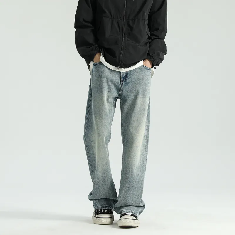 EPTISON Jeans Unisex Vintage Blue-2