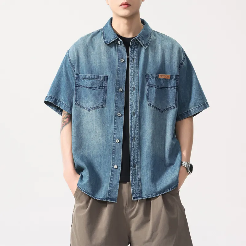 EPTISON Shirts Unisex Blue-2