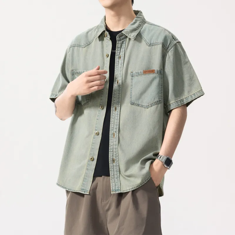 EPTISON Shirts Unisex Blue-3