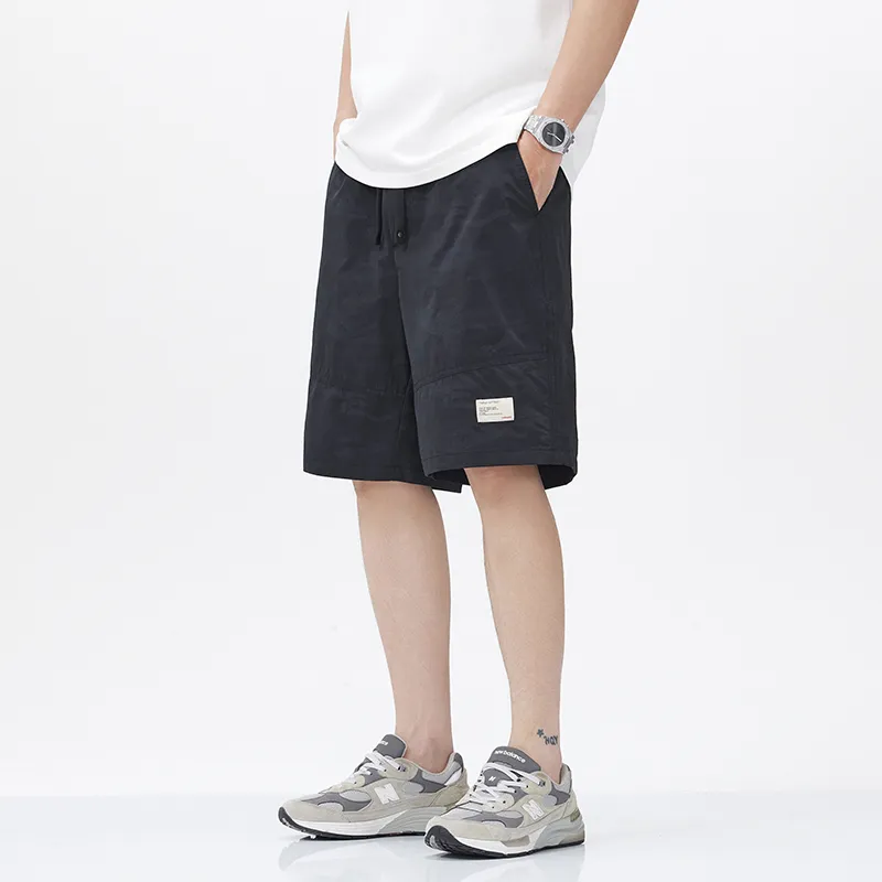 EPTISON Casual Shorts Unisex Black-3