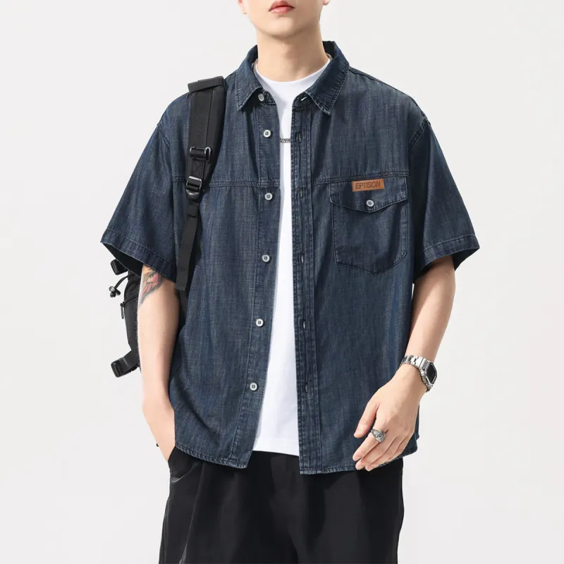 EPTISON Shirts Unisex Blue-6