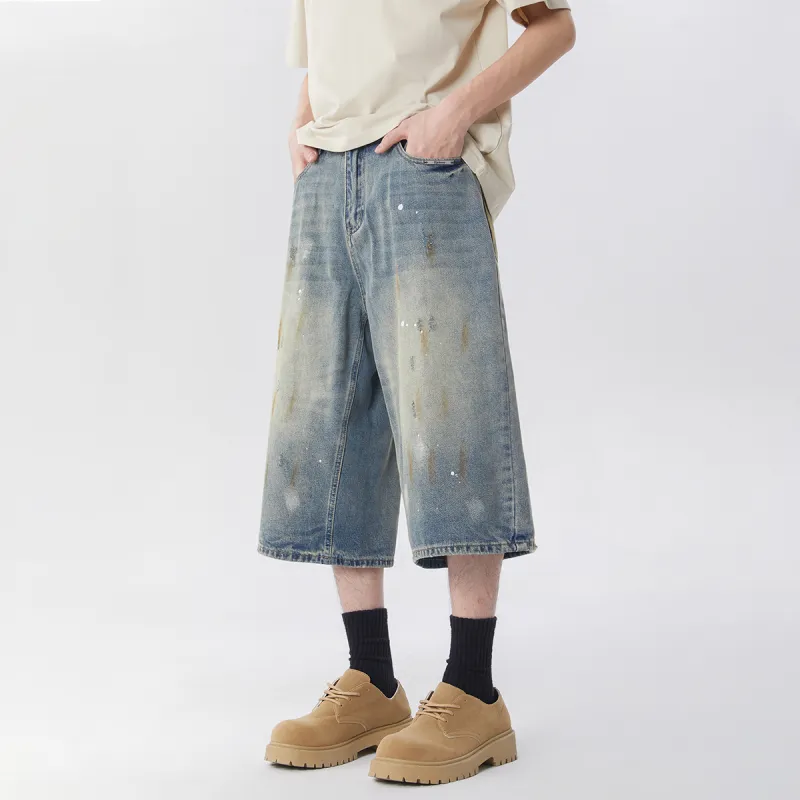 EPTISON Denim Shorts Unisex Nostalgic Blue-2