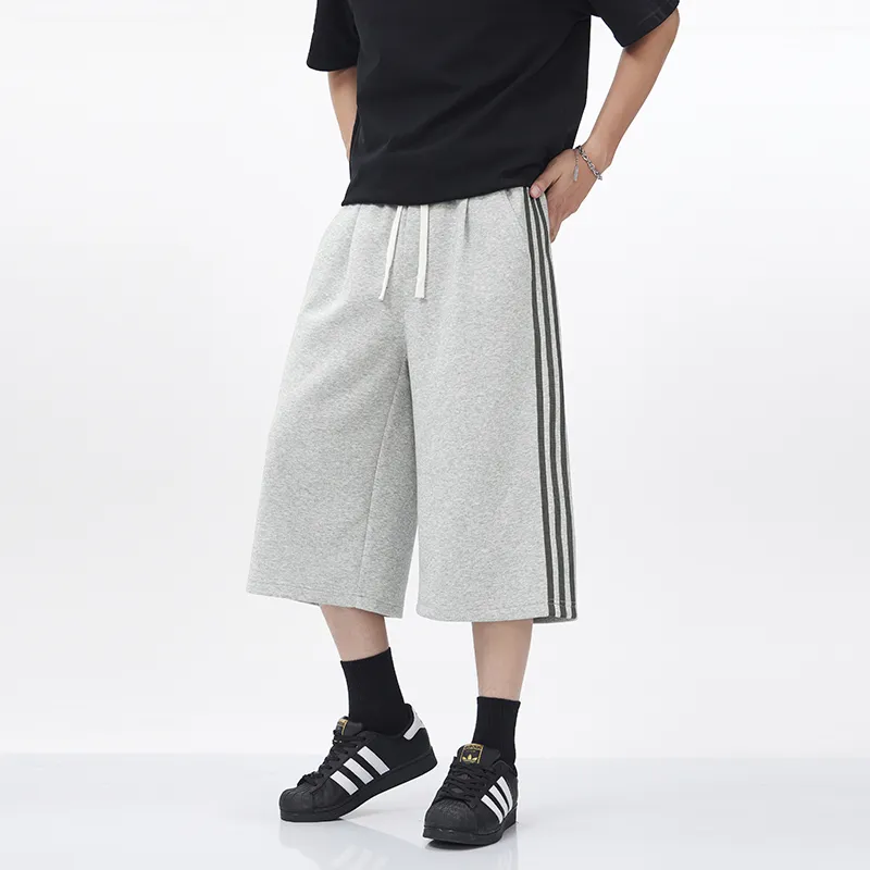 EPTISON Casual Shorts Unisex Heather Gray-5