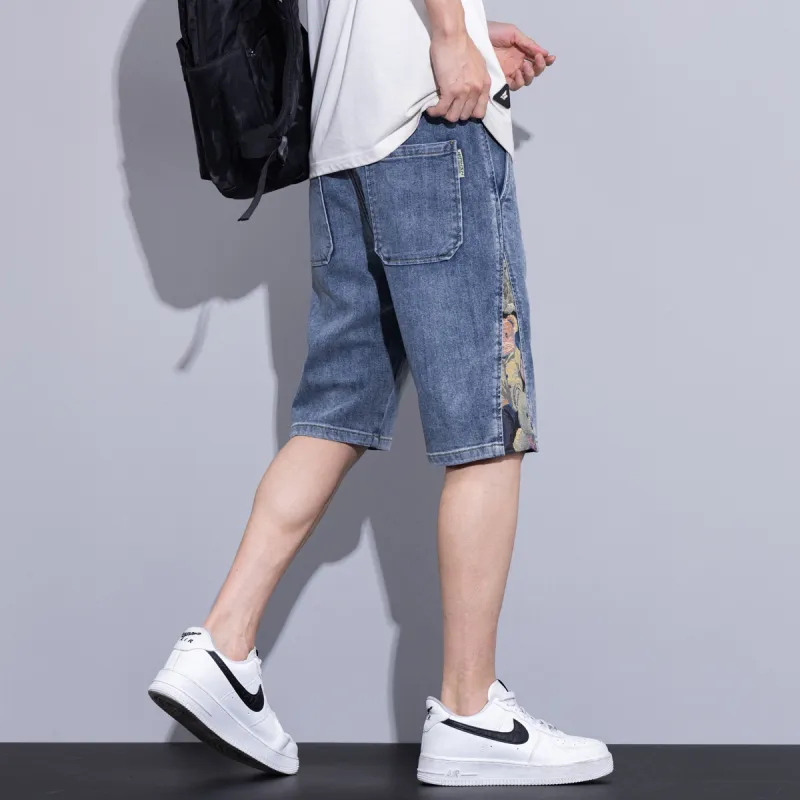 EPTISON Denim Shorts Unisex-16