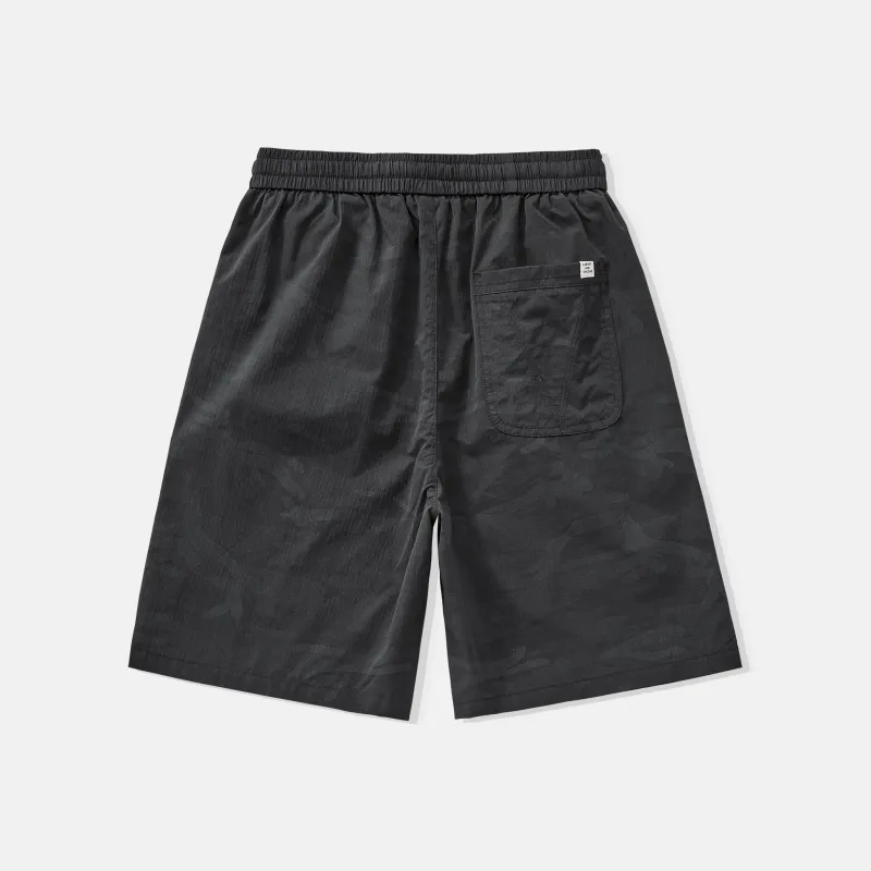 EPTISON Casual Shorts Unisex Black-1