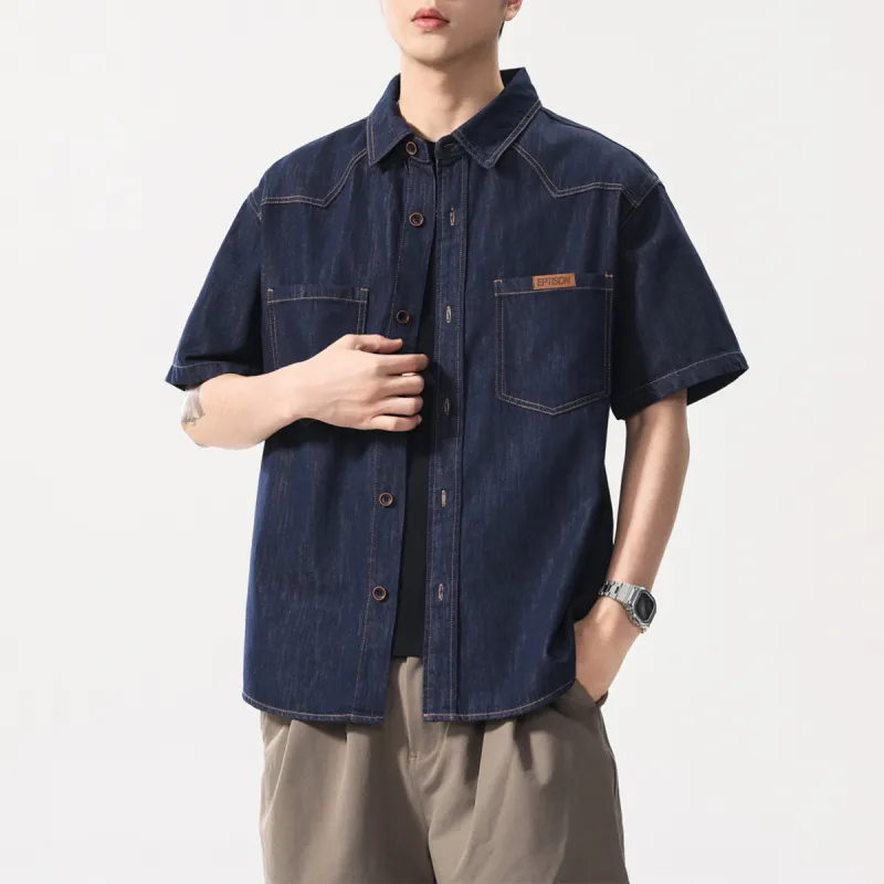 EPTISON Shirts Unisex Blue-3