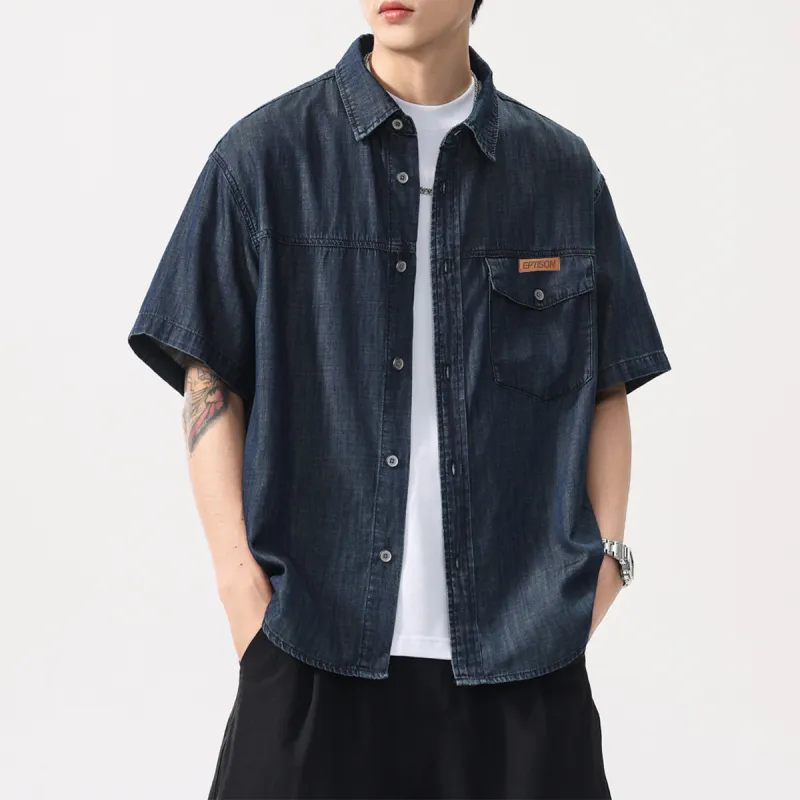 EPTISON Shirts Unisex Blue-3