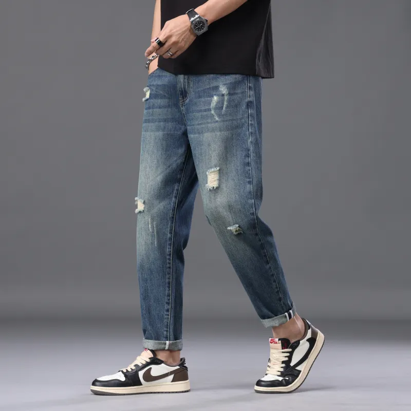 EPTISON Jeans Unisex Vintage Blue-5