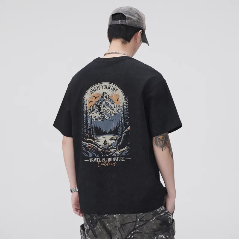 EPTISON T Shirts Unisex Black-1