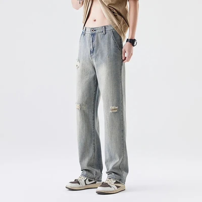 EPTISON Jeans Men Yellow Mud-5