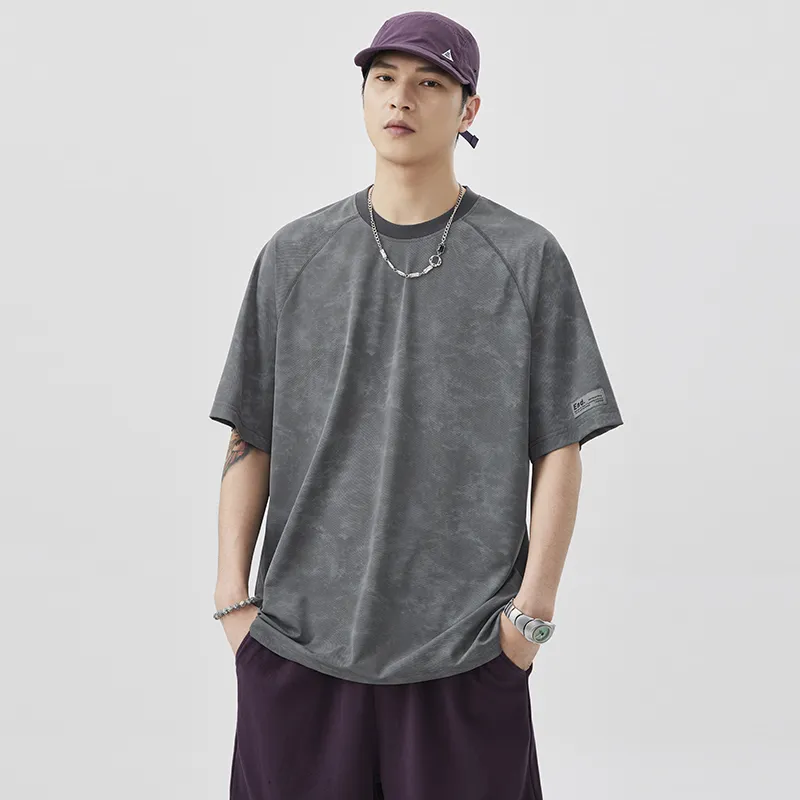 EPTISON T Shirt Men's Dark Heather Gray-1