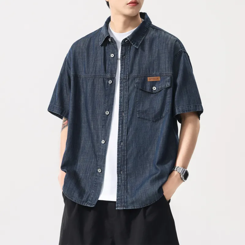 EPTISON Shirts Unisex Blue-4