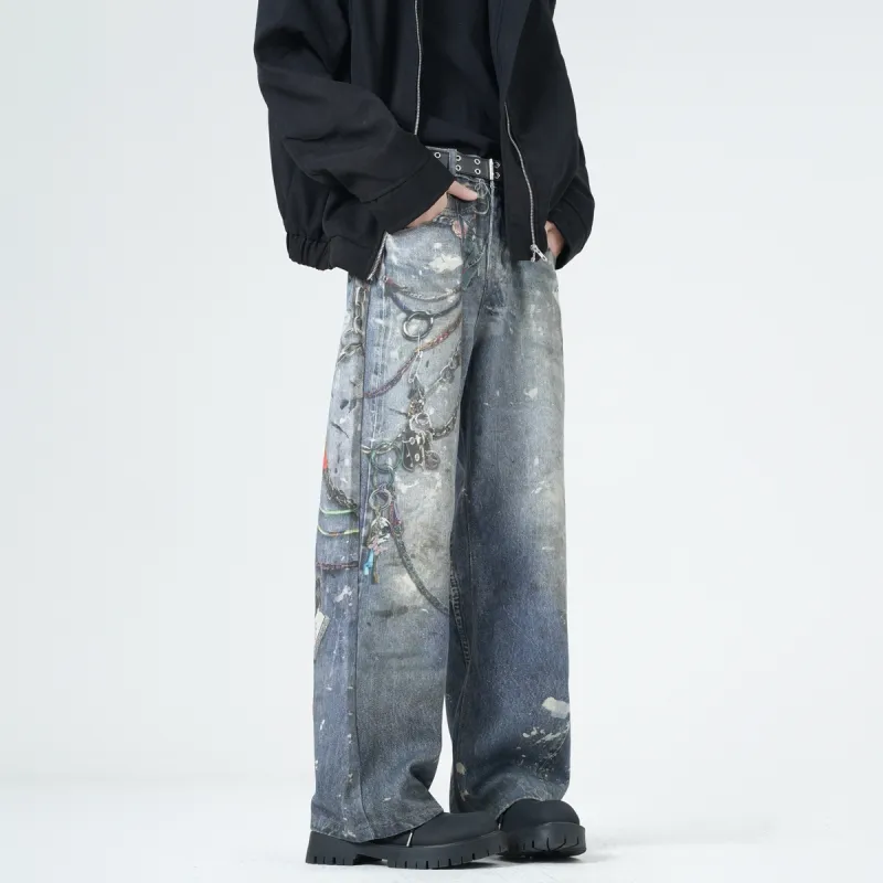 EPTISON Jeans Unisex Vintage Blue-5