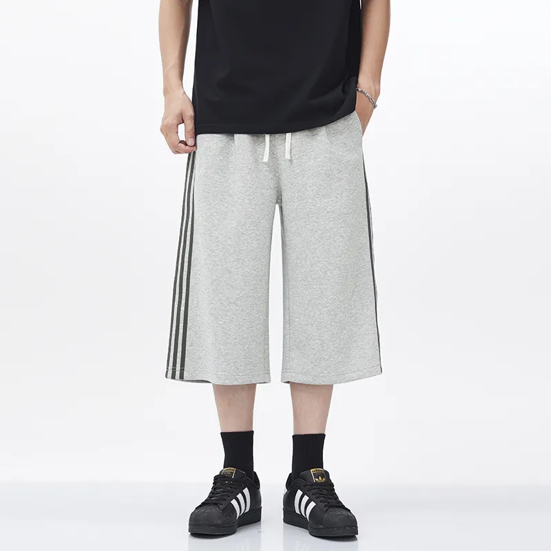 EPTISON Casual Shorts Unisex Heather Gray-3