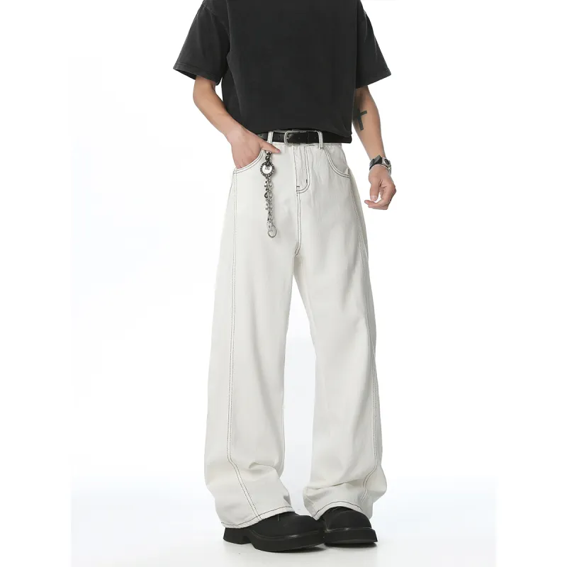 EPTISON Jeans Unisex White-4