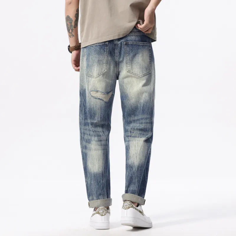 EPTISON Jeans Men Denim Blue-3